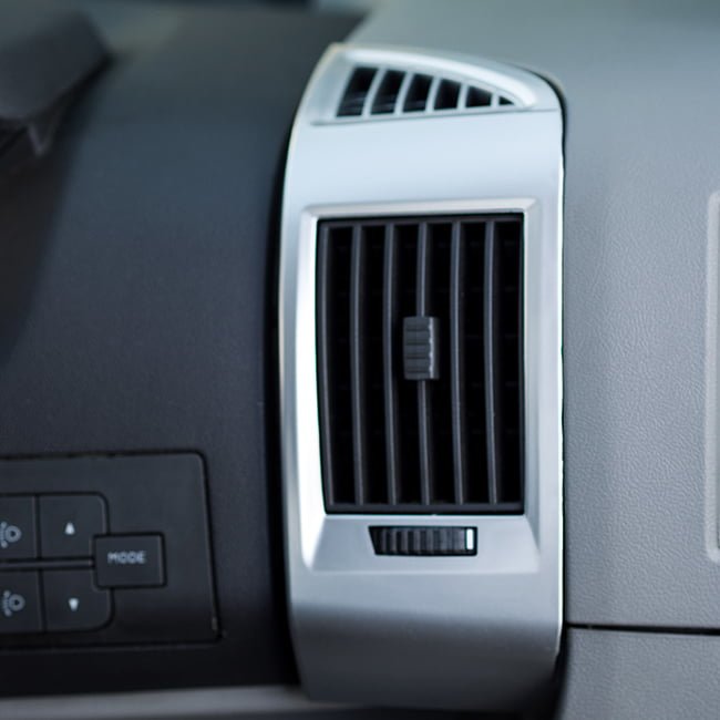 For Fiat Ducato / RAM Promaster Dashboard Air Vent Trim in Silver | Van-X