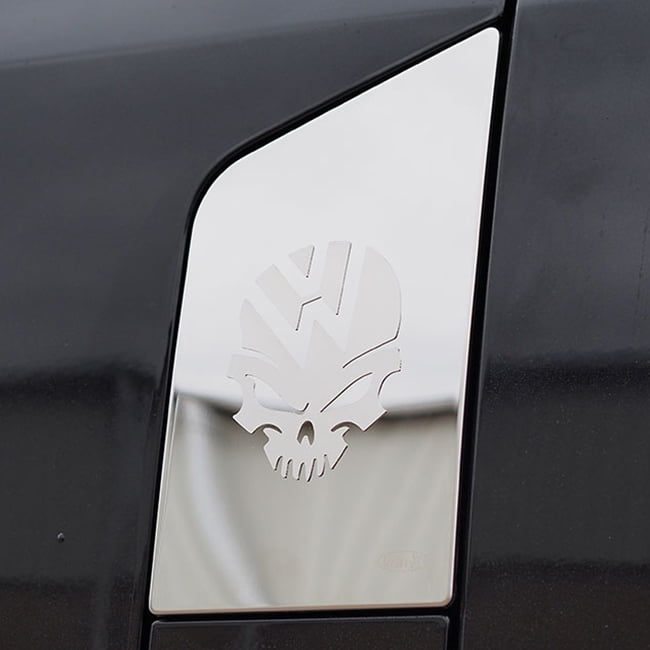 For VW T6 Transporter Skull Fuel Cap Flap Cover – Exterior Styling Fuel Filler Door Upgrade - Van-X
