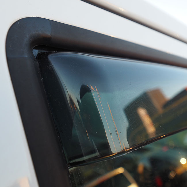 For VW Transporter T6.1 In-Channel Wind Deflectors Tinted - Van-X