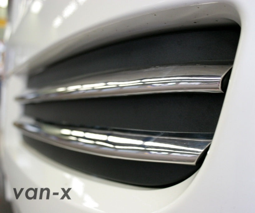 For Man Tgx Stainless Steel Front Fog Light Trims (Set of 4)(WITHOUT FOG LIGHTS)