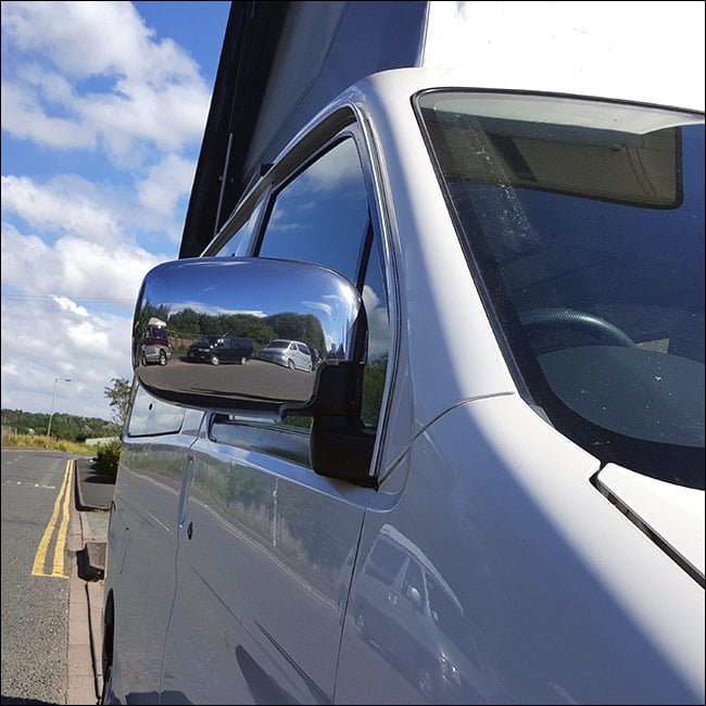 For Mazda Bongo ABS Chrome Mirror Covers – Wing Mirror Caps Exterior Styling Upgrade - Van-X