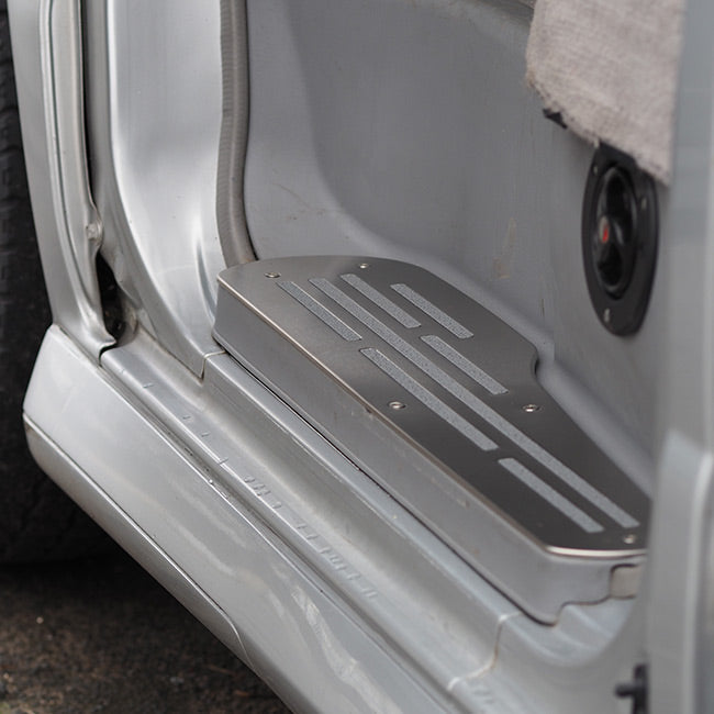 For Ford Freda Stainless Steel Step Protectors – 3 Piece Door Sill Protector Set | Van-X