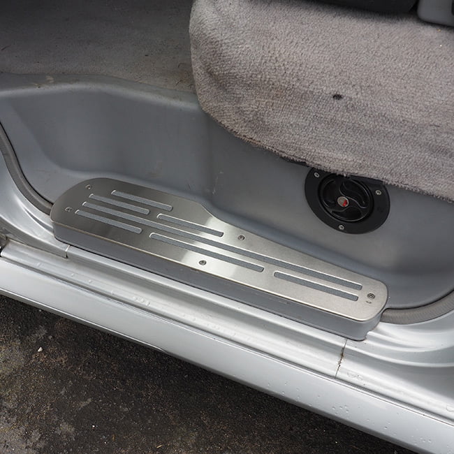 For Mazda Bongo Stainless Steel Step Protectors – 3 Piece Door Sill Protector Set | Van-X