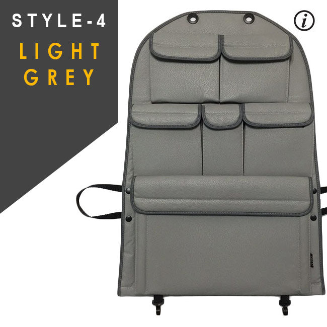 For VW T5 & T5.1 Transporter Leatherette Back Seat Organiser Single & Double Campervan - Van-X