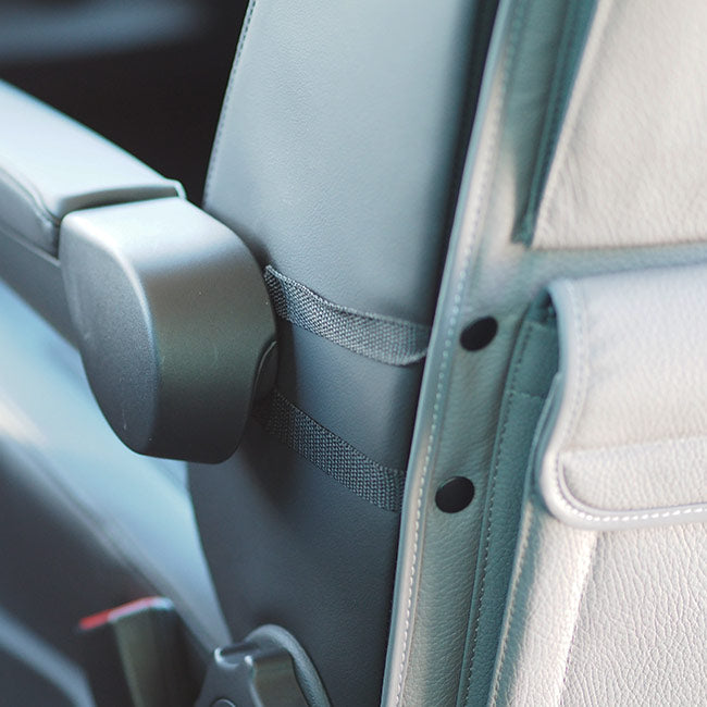 For VW T6 & T6.1 Transporter Leatherette Captain Seat Back Organiser Campervan Storage - Van-X