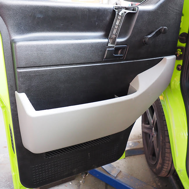 For VW Transporter T4 Passenger Side Storage Pocket Grey ABS – Dashboard Compartment Upgrade - Van-X