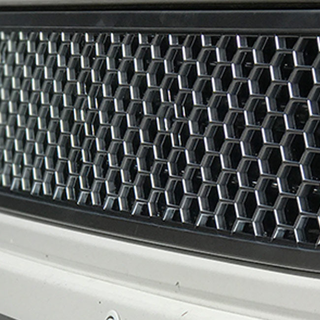For VW T5.1 Front Bumper Honeycomb Mesh Insert Matte Chrome Painted | Van-X