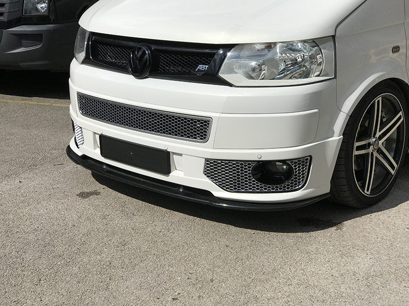 For VW T5.1 Front Bumper Honeycomb Mesh Insert Matte Chrome Painted | Van-X