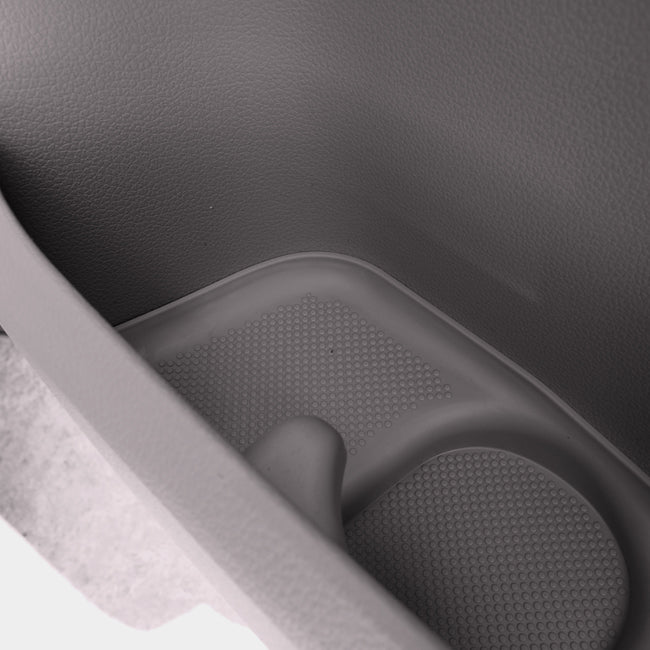 For VW T6 Rubber Door Pocket Inserts – Grey Mat Set, Direct Fit | Van-X