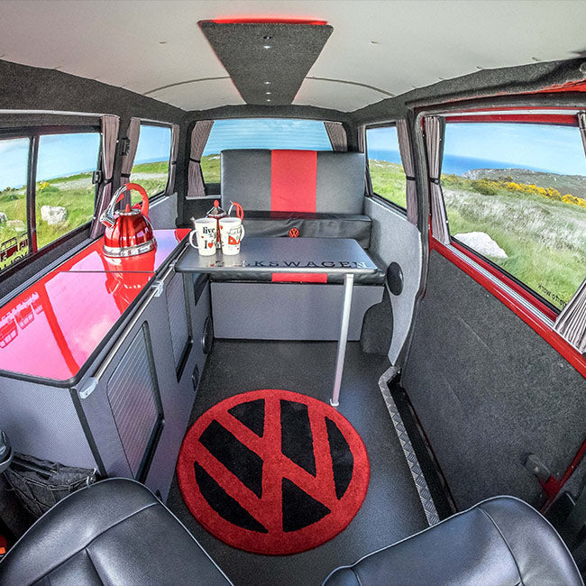 For VW T5 Window Curtains Eco-Line - Grey | Van-X