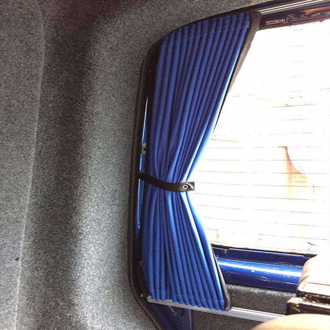 For VW T6 Transporter Van Conversion Premium Curtains - Black/Blue - CREATE YOUR OWN BUNDLE! Van-X