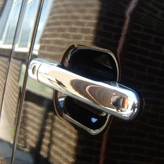 For Mercedes Sprinter MK2 Door Handle Covers – Stainless Steel Trim | Van-X