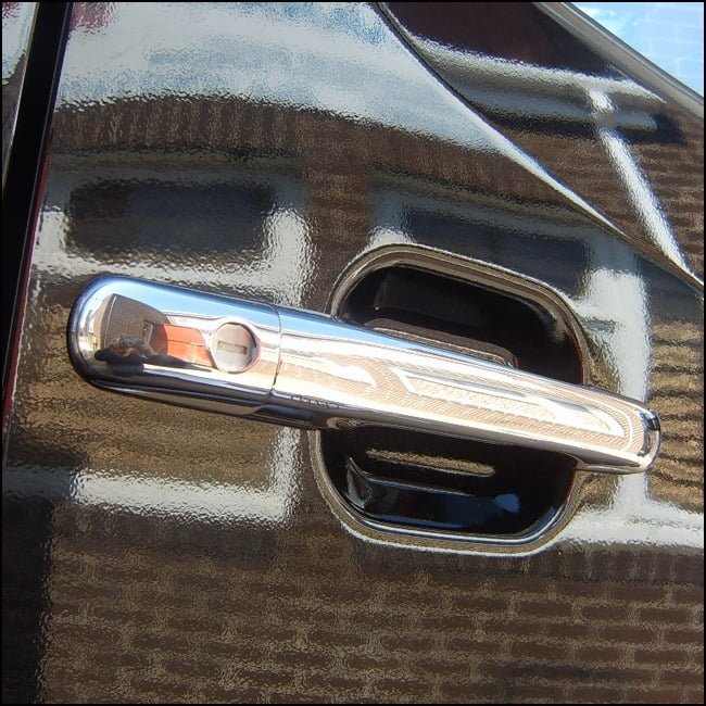 For Mercedes Sprinter MK2 Door Handle Covers – Stainless Steel Trim | Van-X