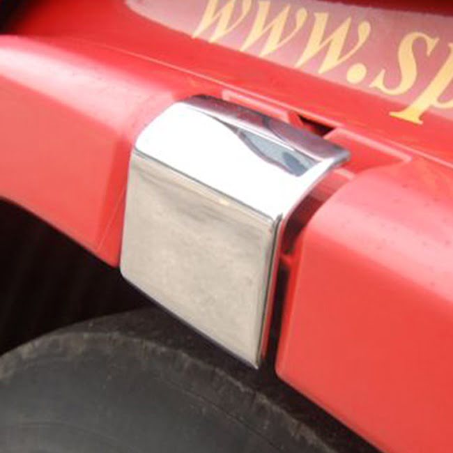 For Scania R & 4 Series Door Latch Trims in Stainless Steel | Van-X
