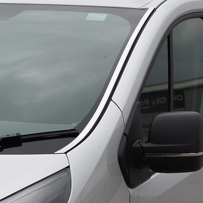 For Renault Trafic Camper Van Stainless Steel Windscreen Pillar Trim – Premium Exterior Upgrade | Van-X