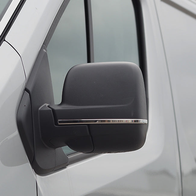 For Renault Trafic Campervan Wing Mirror Trims Stainless Steel – Van-X