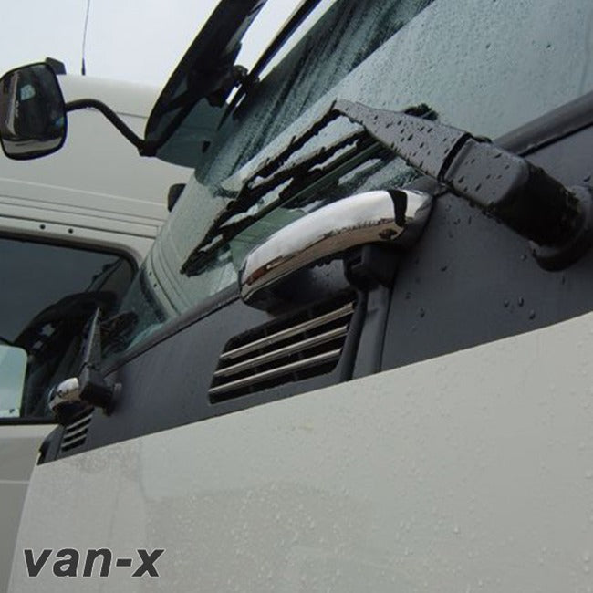 For Volvo FH/FM Front Grab Handle Covers in Stainless Steel | Van-X