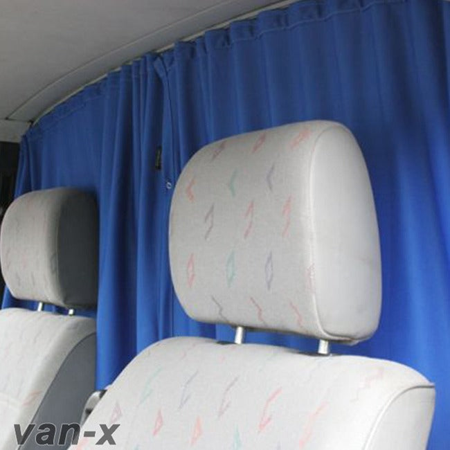 For Transit MK6 & MK7 Cab Divider Curtain Kit with Rail | Premium Quality Divider for Transit MK6 & MK7 Van, Easy Install & Durable - Van-X