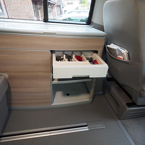 For VW California Camper Cutlery Tray – Van-X Campervan Kitchen Organiser
