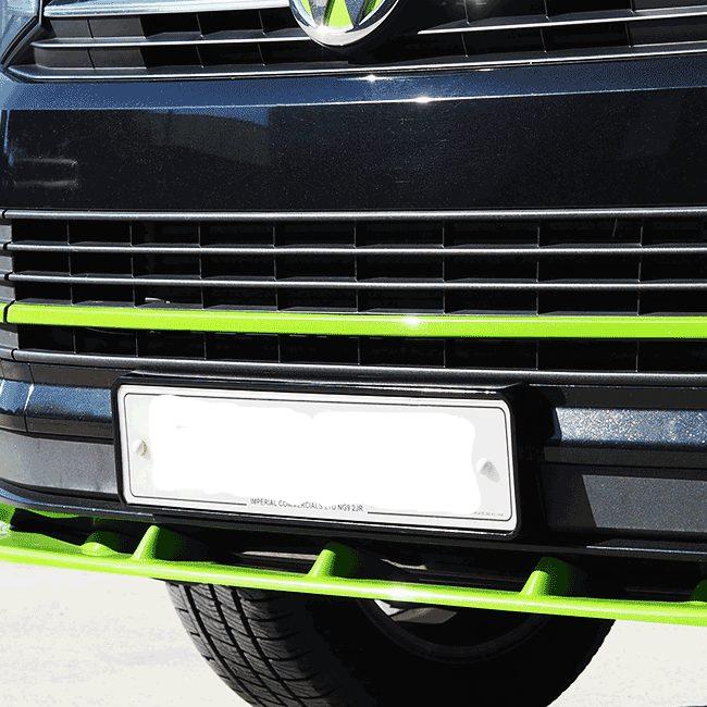 For VW T6 Transporter Startline Front Number Plate Trim, ABS Plastic - Van-X