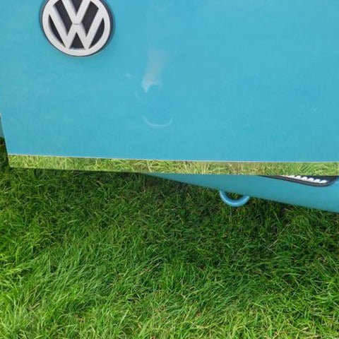 For VW T4 Transporter Barn Door Edge Trim Stainless Steel – Rear Door Protection Styling Strip - Van-X