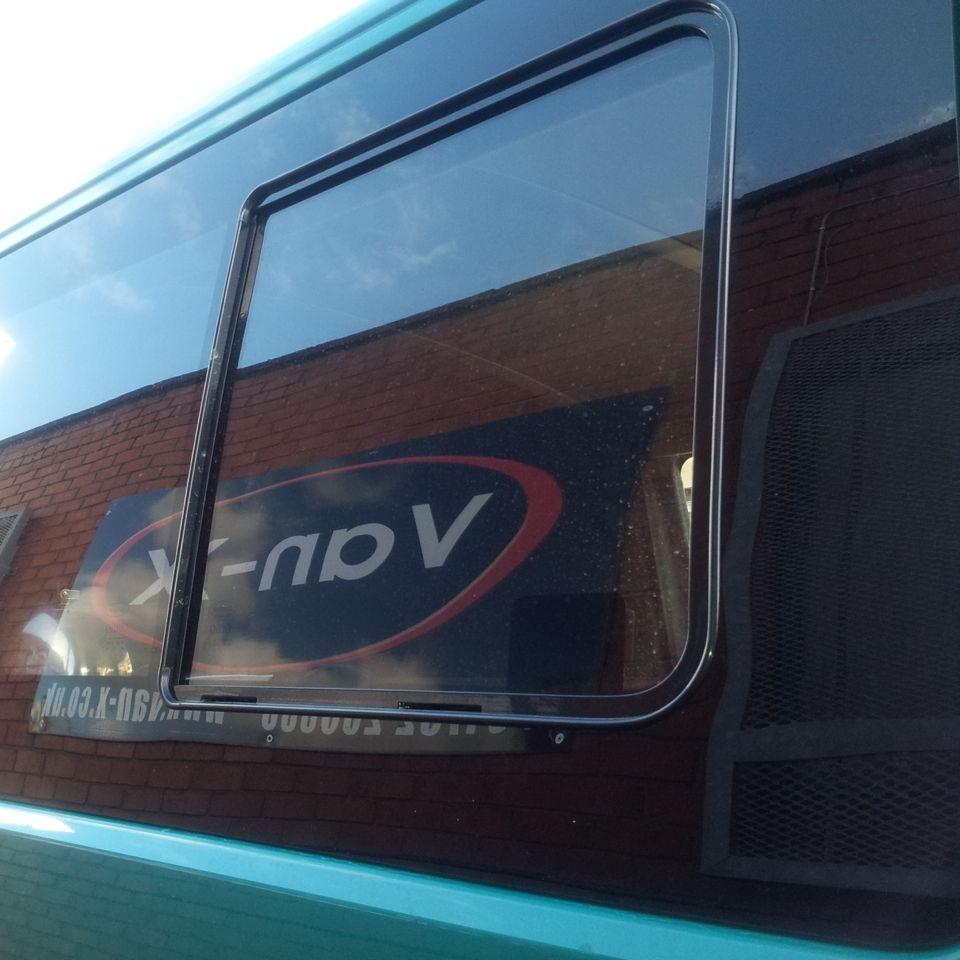 For VW T4 Transporter Sliding Side Window Smoked Glass | Van Conversion Privacy Window – Van-X