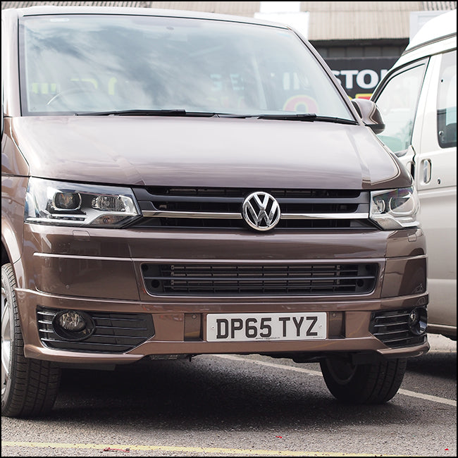 For VW T5.1 Transporter Single Line Front Grille Trim Set (2 Piece) | Van-X