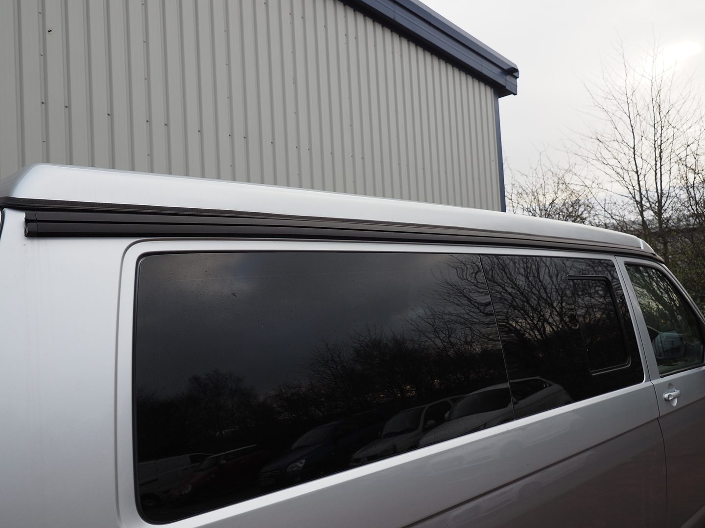 For VW T5.1 Campervan Black Awning Rails – Drive-Away & Reimo Compatible | Van-X