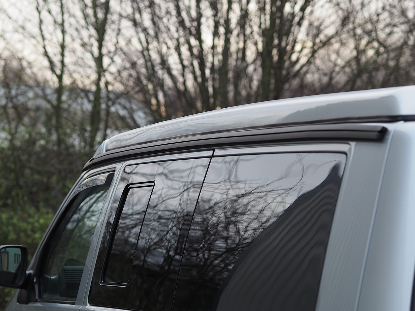 For VW T5.1 Campervan Black Awning Rails – Drive-Away & Reimo Compatible | Van-X