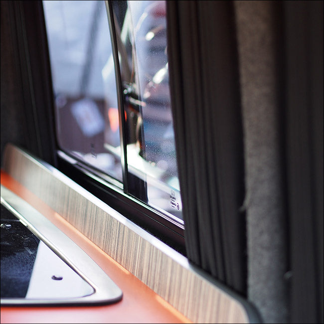 For VW T3 Premium 1 x Side Window Curtains Van-X