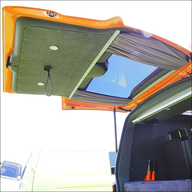 For VW T5 Caravelle camper / Shuttle  Premium 1 x Tailgate Window Curtain Van-X