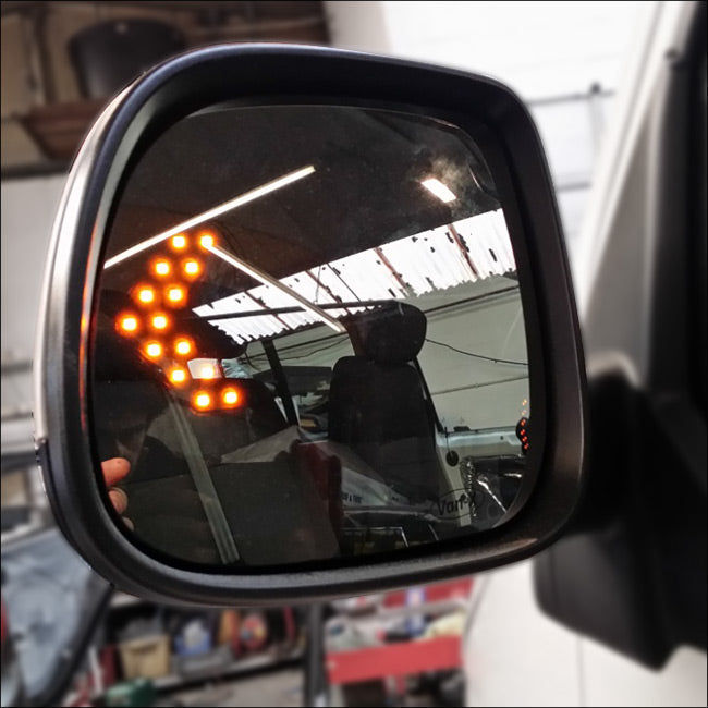 For VW T5 Transporter Non-Heated LED Wing Mirror Lens – Van-X