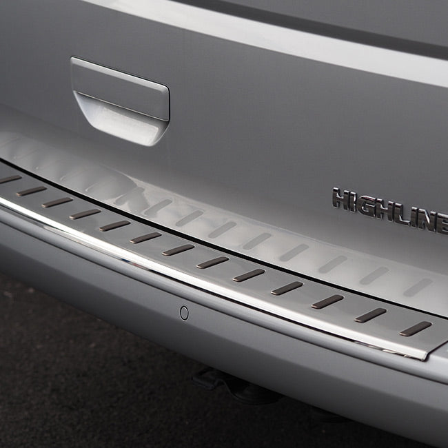 For VW T6 Transporter Multivan Rear Bumper Protector Tailgate Stainless Steel | Van-X