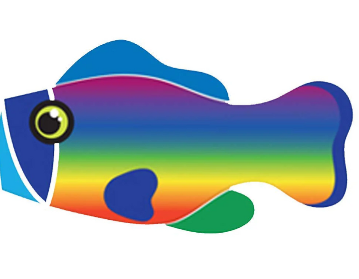 Rainbow fish windsock by Life's a breeze
