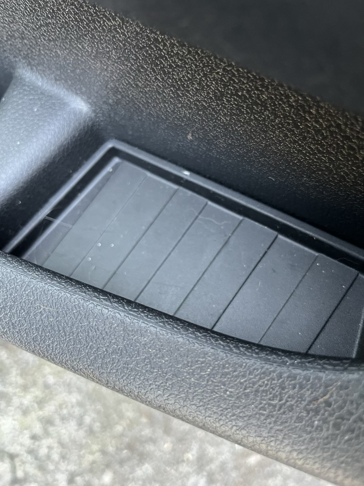 For Citroën Dispatch Door Pocket Rubber Inserts & Mats – Black Interior Storage Liners