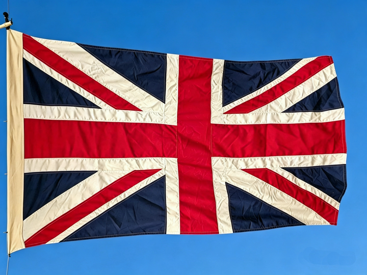 Union flag Union Jack sewn heavy duty flag 5ft x 3ft with rope and toggle