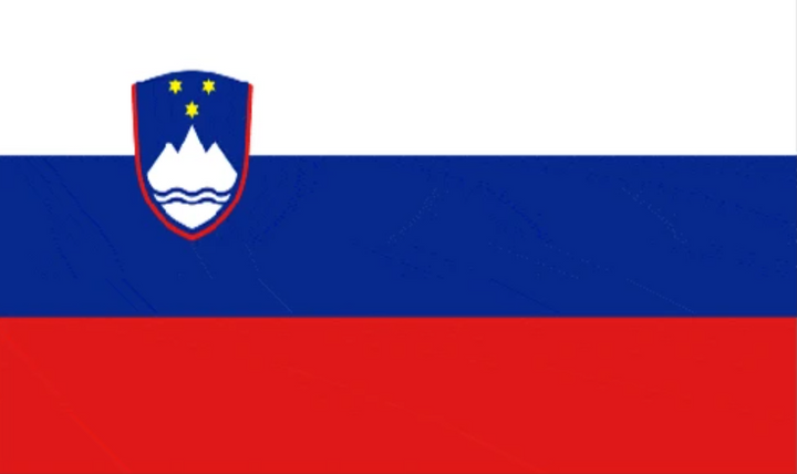 Slovenia flag 5ft x 3ft with two eyelets