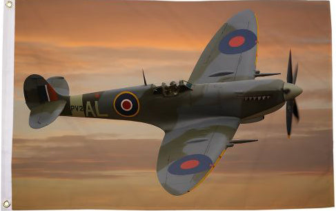Spitfire flag 5ft x 3ft with eyelets