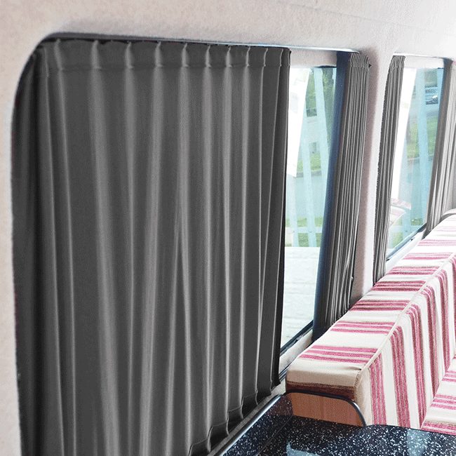 For VW Crafter Premium 1 x Side Window Curtains Van-X