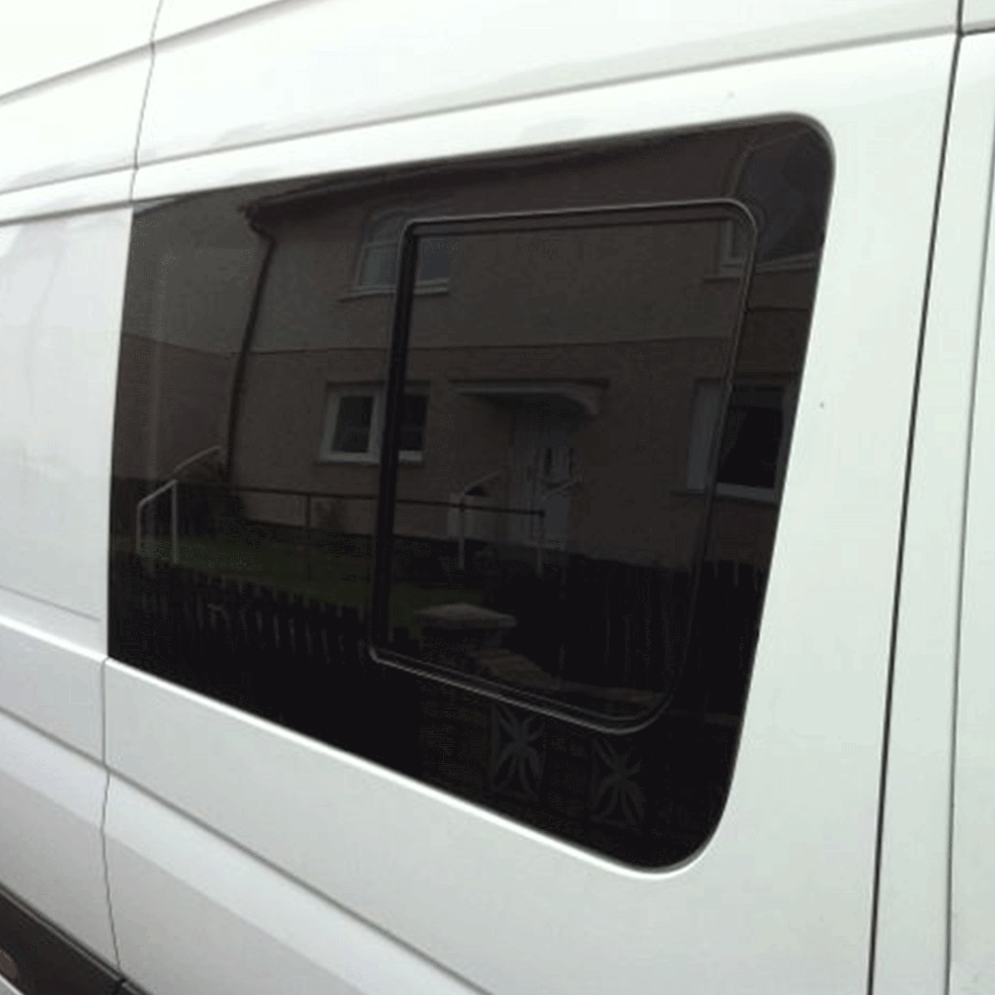 Mercedes Sprinter MK3 Sliding Side Window – Limo Tinted Glass (2006-2018) - Van-X