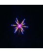 Solar powered firework starburst led light multicolour