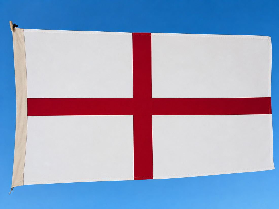 St. George England sewn heavy duty flag 5ft x 3ft with rope and toggle