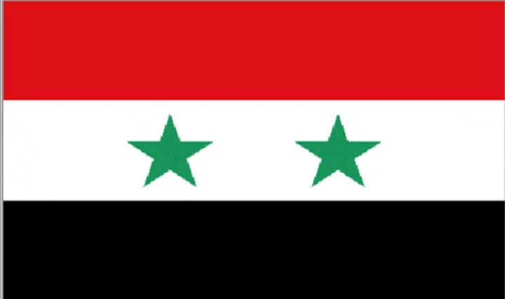 Syria flag 5ft x 3ft with two eyelets