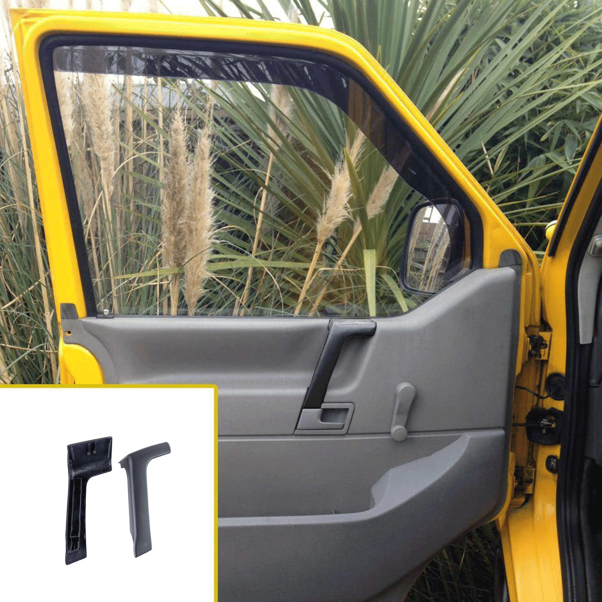 For VW T4 Transporter Black Inner Grab Handle Cap Cover – Replacement Part | Van-X