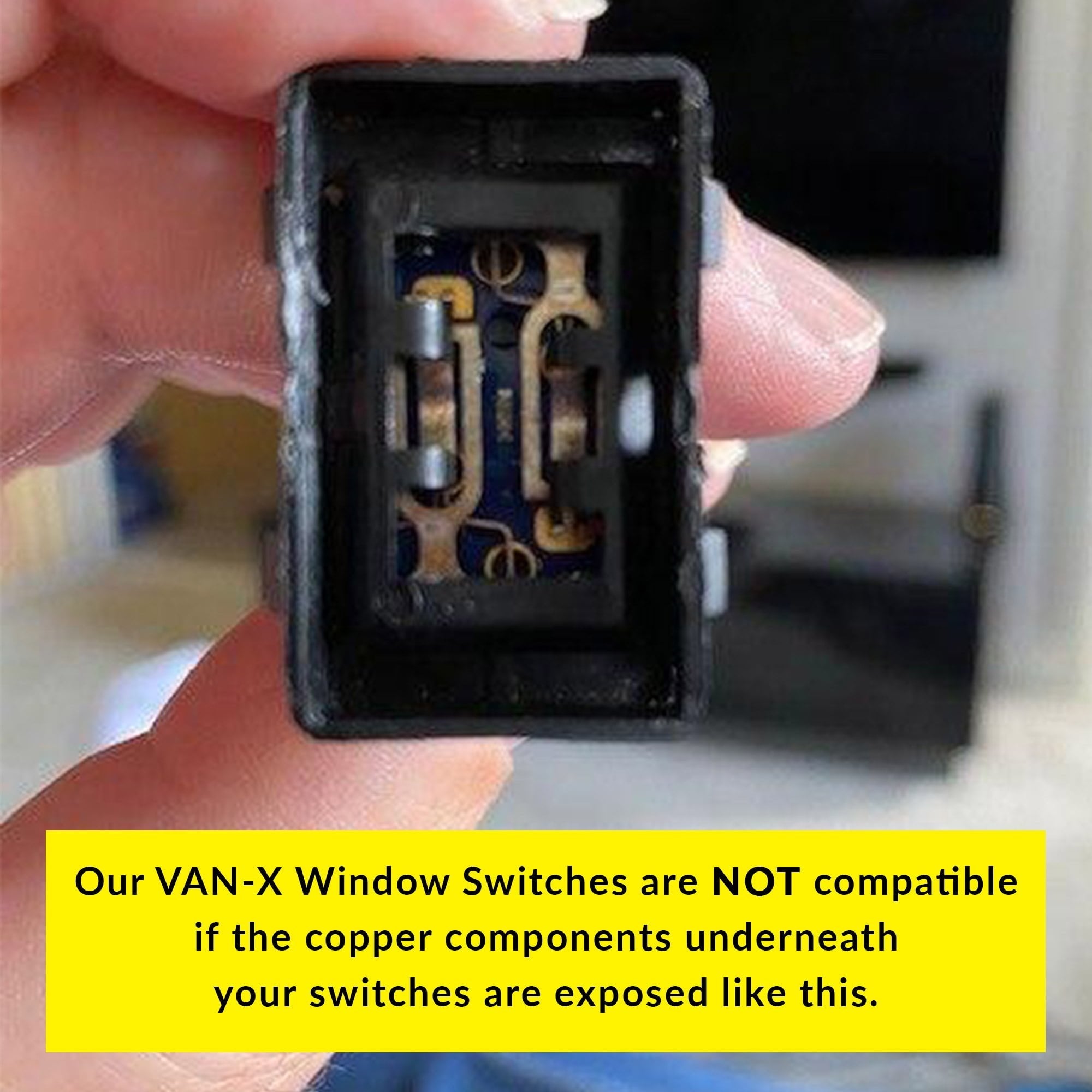 For VW Transporter T5.1 Electric Window Switch Caps – Interior Trim Styling Accessories - Van-X