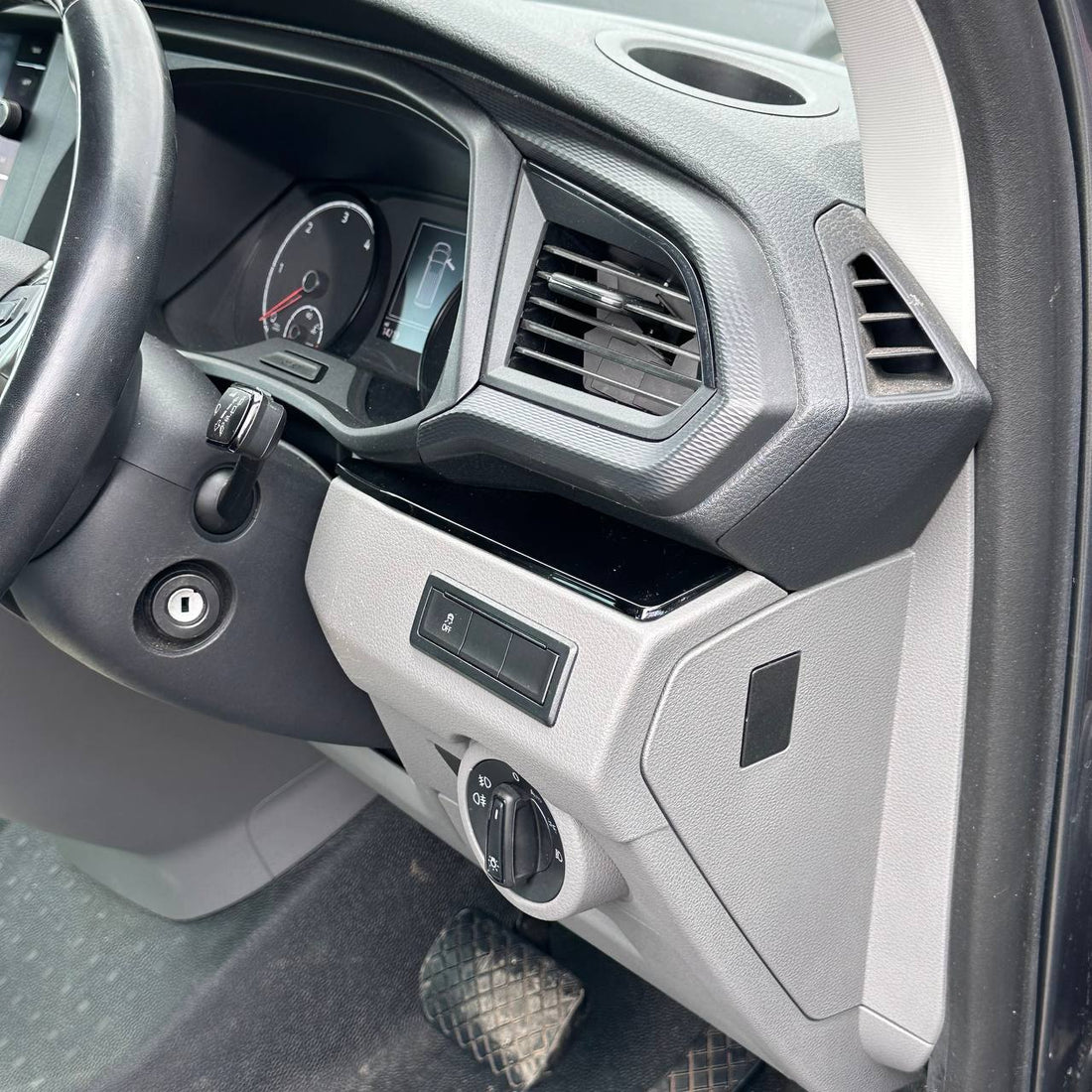 For VW T6.1 4-Piece Lower Dashboard & Door Trim Set | Gloss Black Interior Upgrade | Van-X