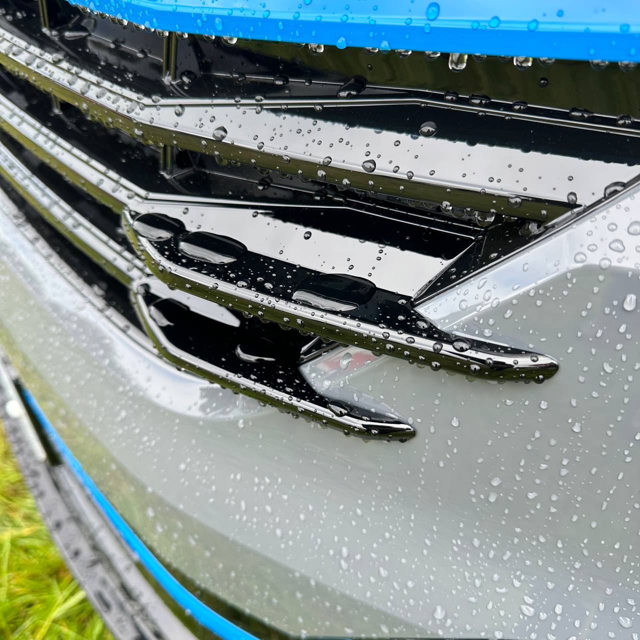 For VW T6.1 Front Grille Side Fins – Gloss Black Finish (Set of 4) | Van-X