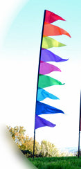 Exotic pendant banner festival flag kit TROPICAL