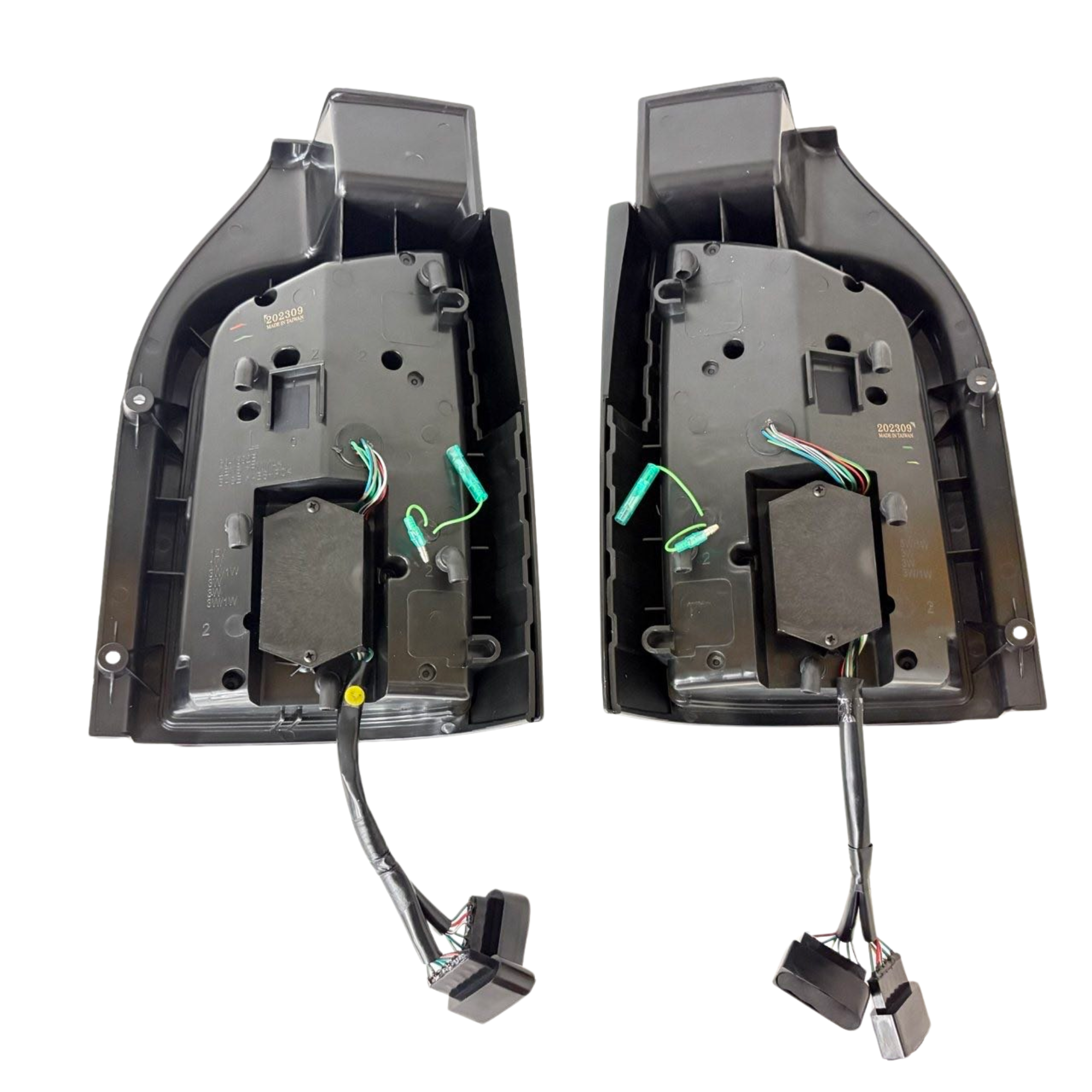 For VW T5.1 Transporter MK3.1 Barndoor Smoked Full Frame LED Rear Lights | Van-X
