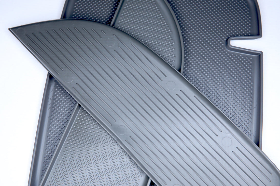 For VW T5/T5.1 Dark Grey Door Pocket Inserts – Both Captain Seats | Van-X